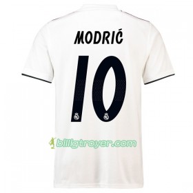 Billige Fotballdrakter Real Madrid Modric 10 Hjemmedraktsett 2018/19 Kortermet